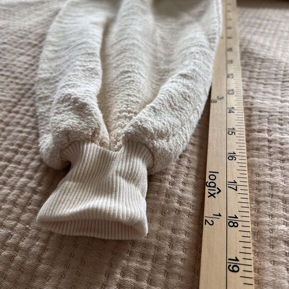 Ulla Johnson Sweater Womens Small Fringe Sleeve Pullover Textured Boho Neutral - Picture 15 of 15